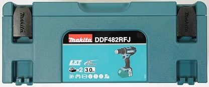 Makita DDF482RFJ Akku-Bohrschrauber 18V / 3,0 Ah, 2 Akkus + Ladegerät im MAKPAC