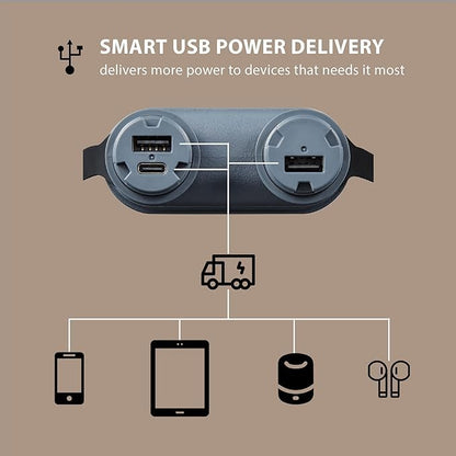 ELECOM NESTOUT 15000mAh Powerbank, 32W USB-C, IP67, Outdoor, Beige