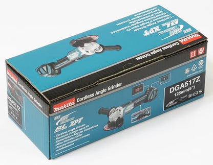 Makita DGA517Z Akku-Winkelschleifer 18 V (ohne Akku, ohne Ladegerät)