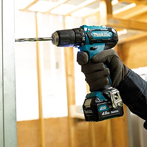 Makita DF333DSAE Akku-Bohrschrauber 12 V max. / 2,0 Ah, 2 Akkus + Ladegerät im Transportkoffer, Schwarz, Blau