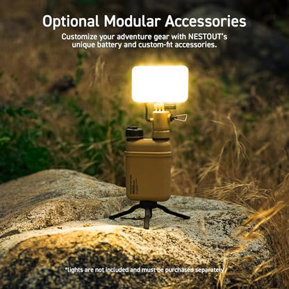 ELECOM NESTOUT 15000mAh Powerbank, 32W USB-C, IP67, Outdoor, Beige