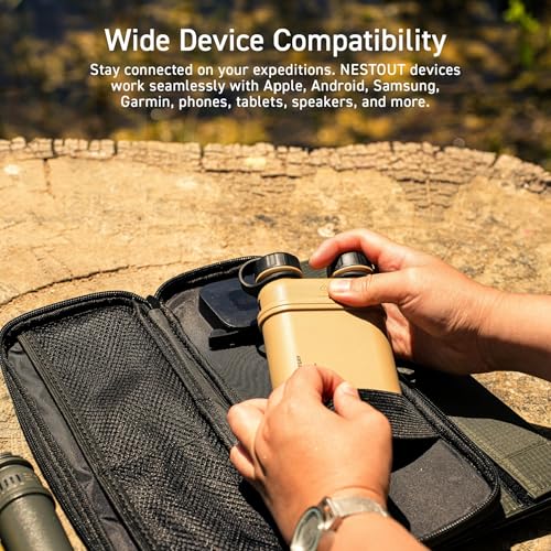 ELECOM NESTOUT 15000mAh Powerbank, 32W USB-C, IP67, Outdoor, Beige