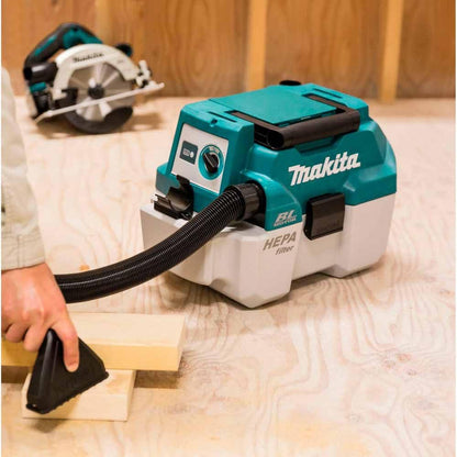 Makita DVC750LZX3 Akku-Staubsauger 18 V (ohne Akku, ohne Ladegerät)