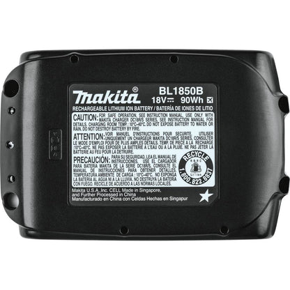 Makita BL1850B 18V LXT Lithium-Ion 5.0Ah Battery Twin Pack, Black