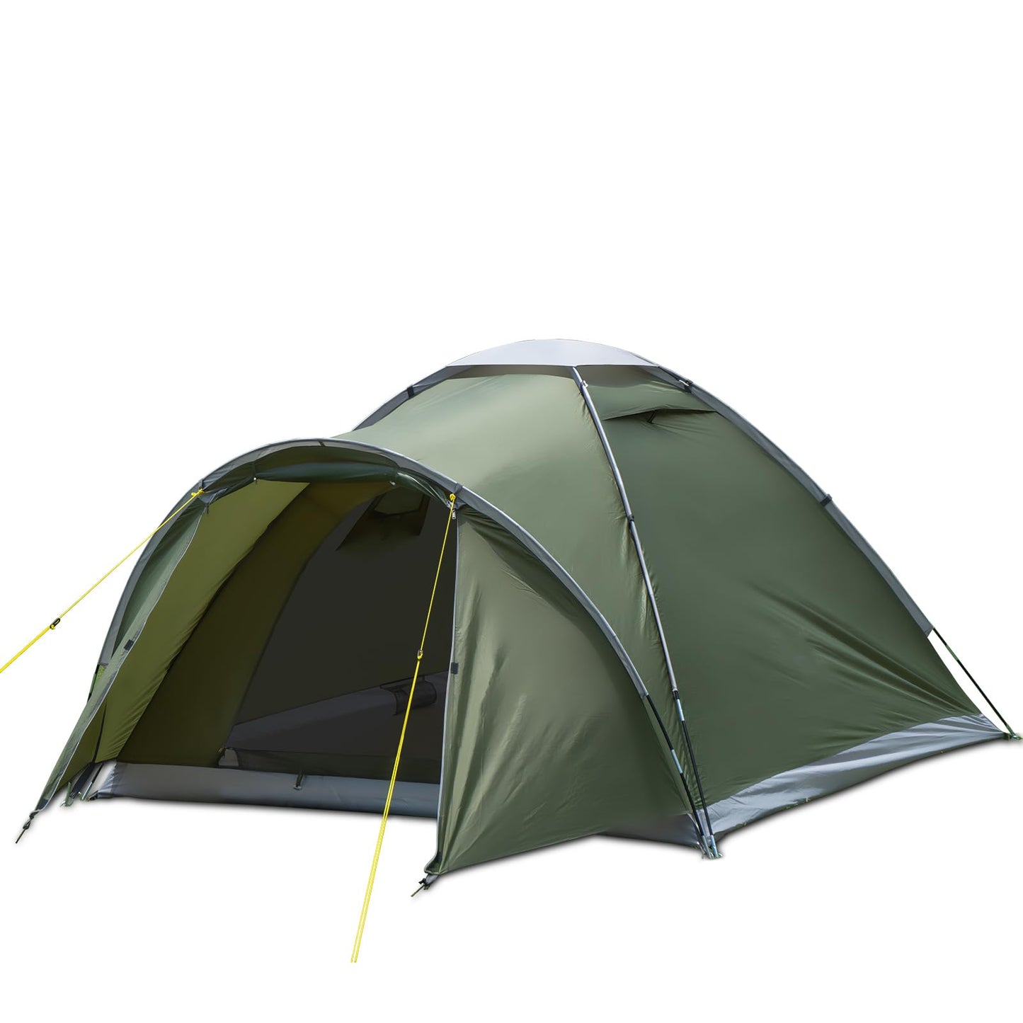 Campingzelt 2–4 Personen, PU5000 wasserdicht, Vorraum, Ultraleicht, Outdoor