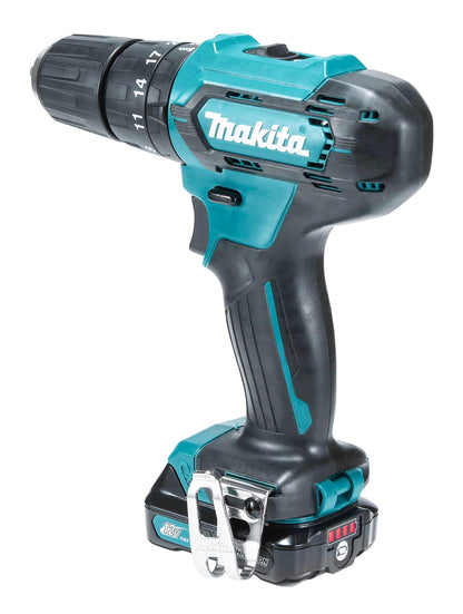 Makita HP333DSAX1 Akku-Schlagbohrschrauber 12V max. / 2,0 Ah, 2 Akkus + Ladegerät in Transportkoffer