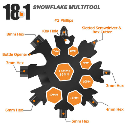 WayinTop 33-in-1 Multifunktionswerkzeug: Hammer, Zange, Messer, Outdoor