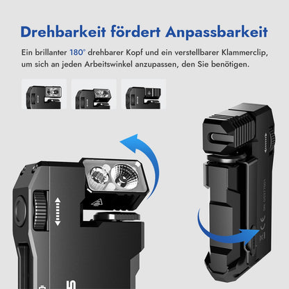 WUBEN G5 LED Taschenlampe 400 Lumen, USB, Magnetisch, Outdoor, Camping