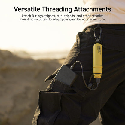 ELECOM NESTOUT 15000mAh Powerbank, 32W USB-C, IP67, Outdoor, Beige