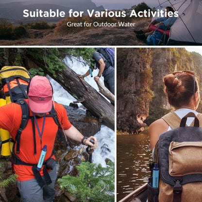 Membrane Solutions Wasserfilter 0,1 µm, 5000 L, BPA-frei, 4er Pack, Outdoor