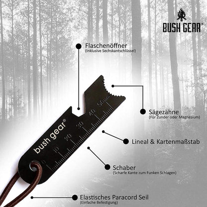 Bush Gear Feuerstahl XXL, Magnesium, Outdoor, Survival, Camping