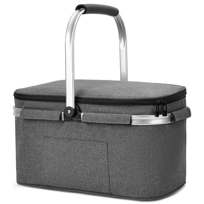 ALLCAMP Faltbare Kühltasche 2 Pers., Isoliert, Thermo, Aluminium, Picknick