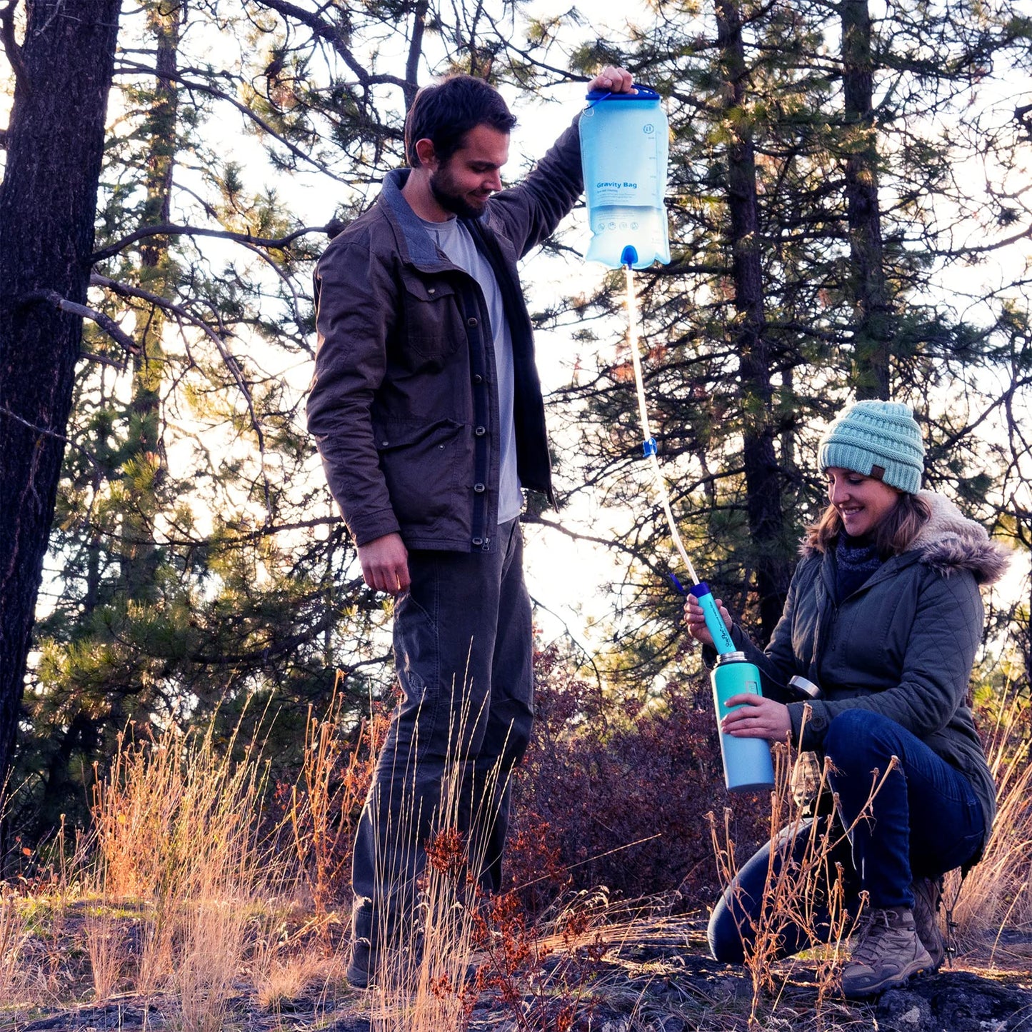 SimPure Gravity Wasserfilter 3 L, 0,1 µm, Outdoor, Camping, Tragbar